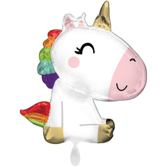 Little Gym - Satin Unicorn Metallic Foil Balloon - 1 Ct.
