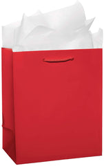 PMA - Glossy Red Medium Gift Bag with Handles