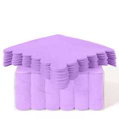 Lavender Scallop Beverage Napkins - 50 Ct.