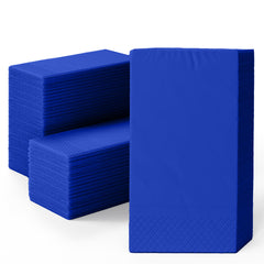 Dark Blue Guest Towel Napkins - 40 Ct.
