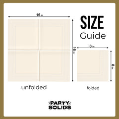 Ivory Dinner Napkins - 50 Ct.