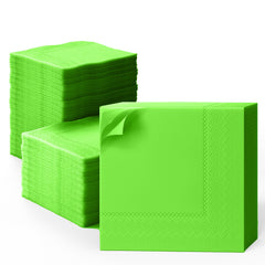 Lime Green Dinner Napkins - 50 Ct.