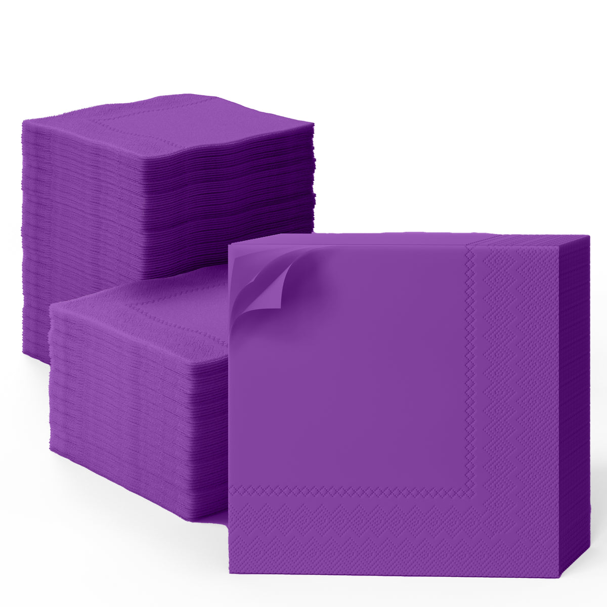 Purple Dinner Napkins - 50 Ct.