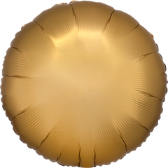 Gold Satin Circle 18" Foil Balloon