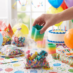 Multi-Colored Heart, Star & Round Toy Springs - 12 Pack