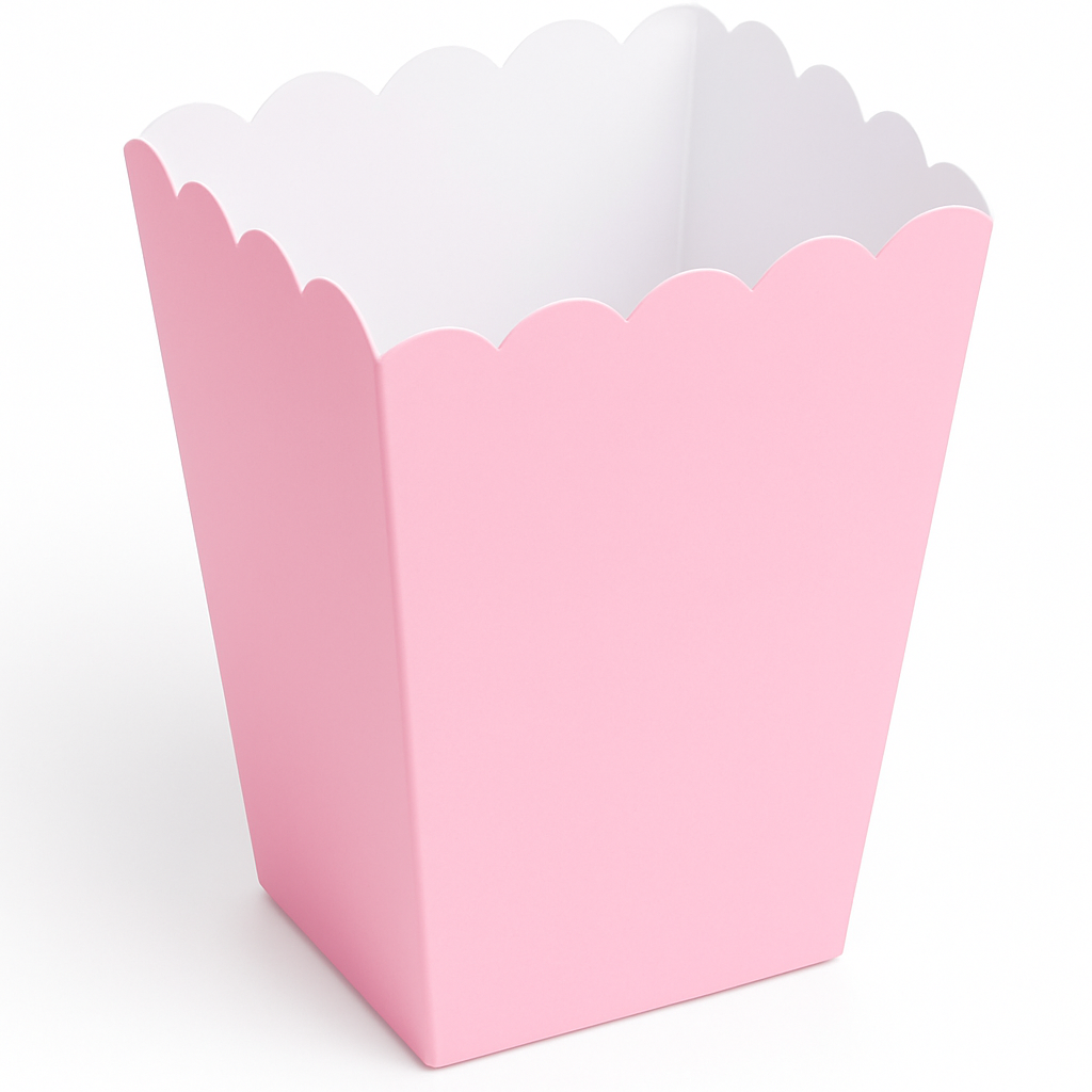Pink Mini Popcorn Treat Boxes, 5-Pack