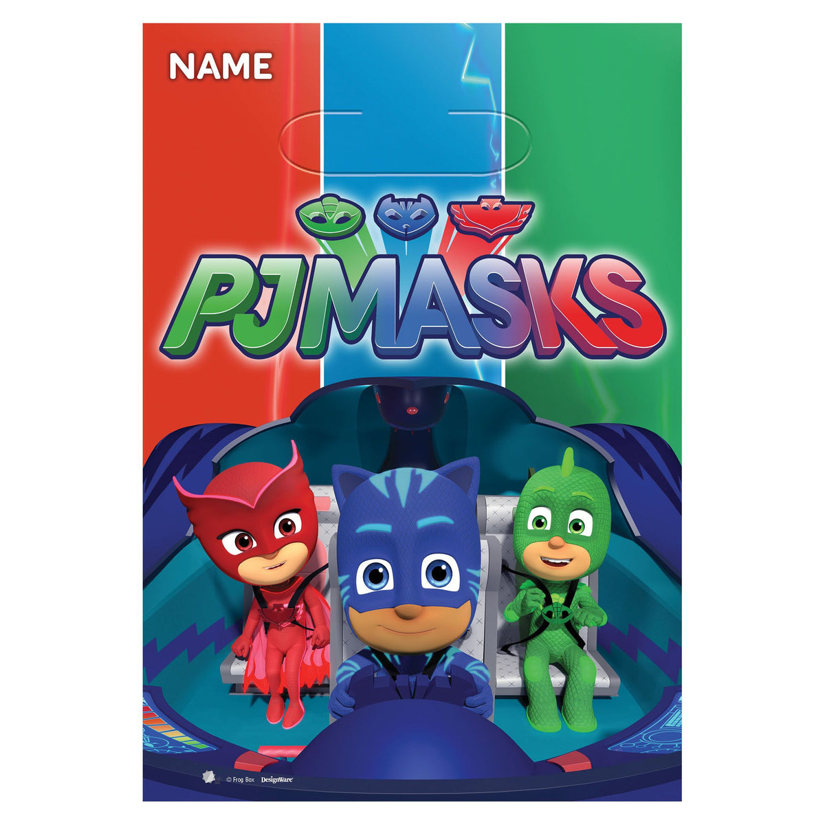 PJ Masks Loot Bags for Kids' Parties - 8 Pack