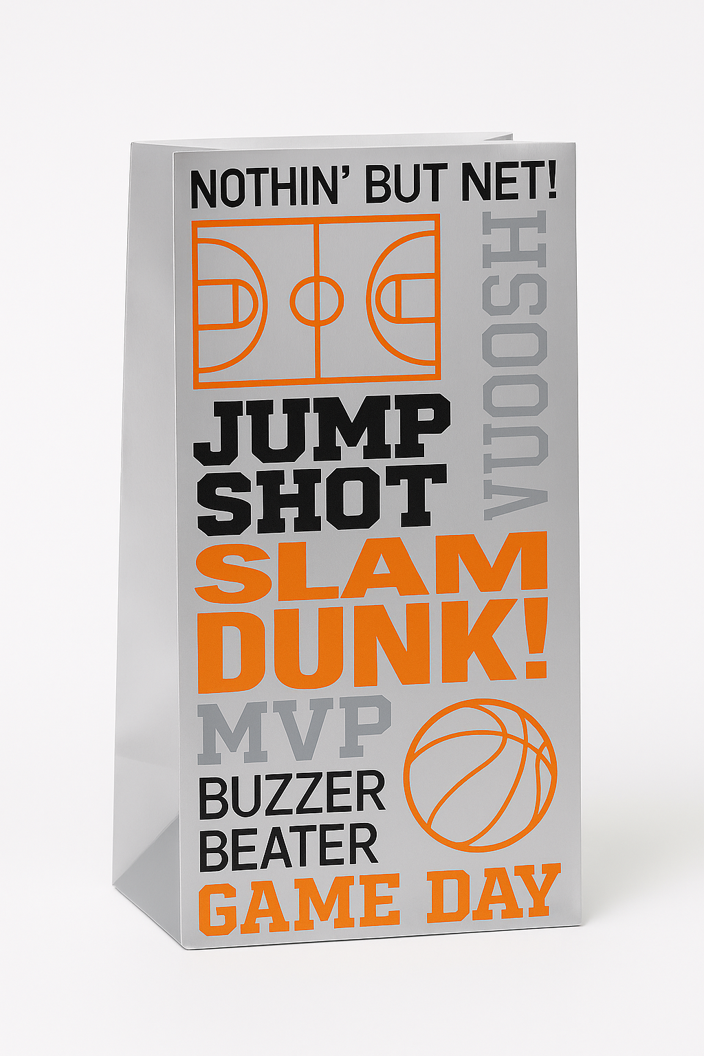 "Nothin' But Net" Large Basketball Party Bags