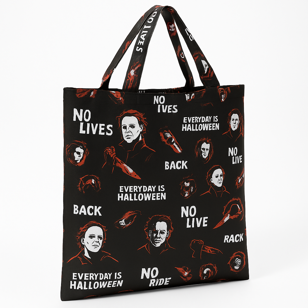 Michael Myers Halloween Trick-Or-Treat Woven Bag