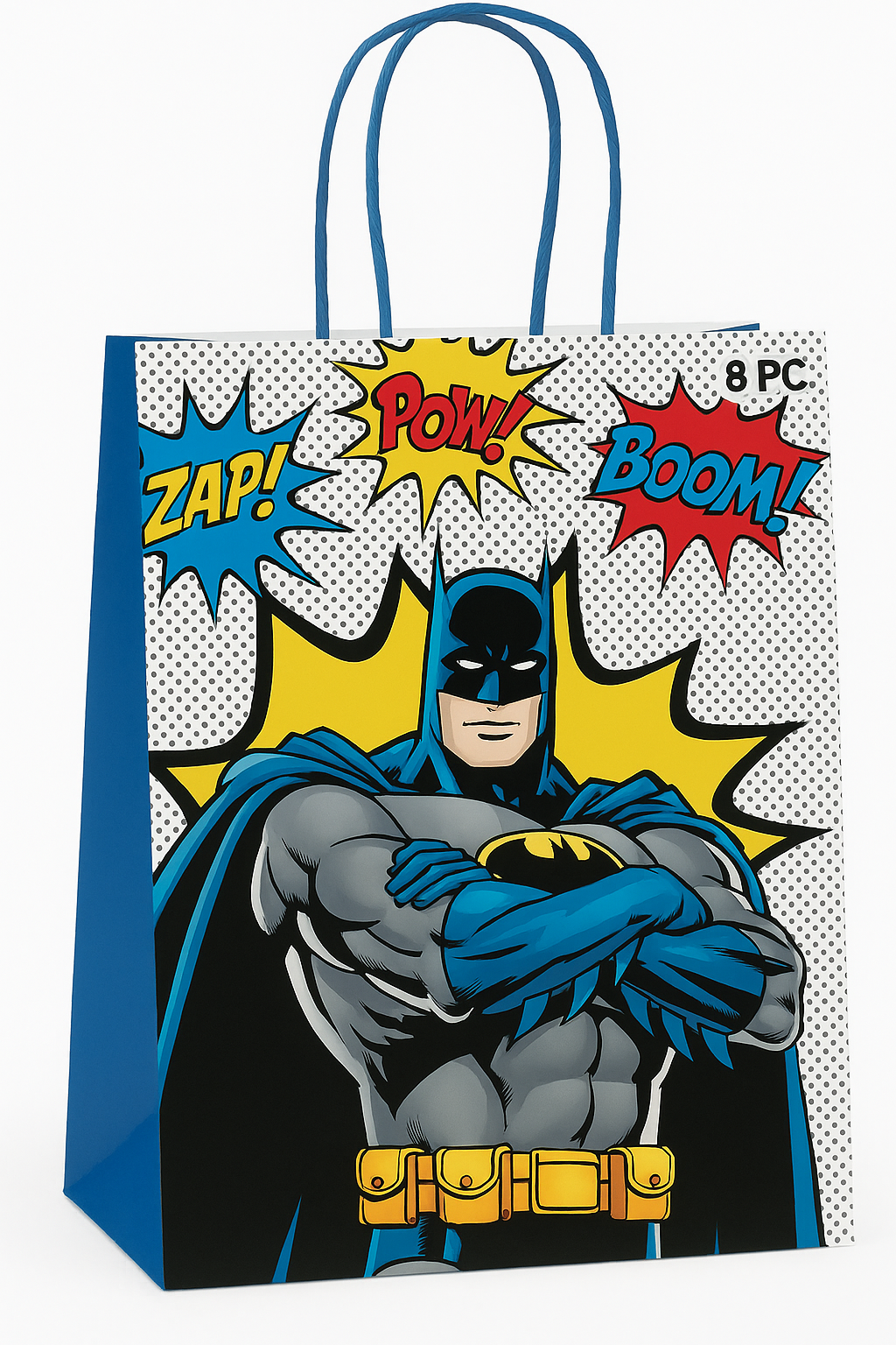 Justice League Batman "Zap Pow Boom" Loot Bags - 8 Pack