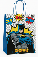 Justice League Batman "Zap Pow Boom" Loot Bags - 8 Pack