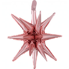 Rose Gold Magic Star Foil Balloon - 18-Inch