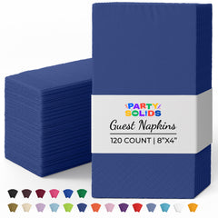 Dark Purple Guest Towel Napkins | 120 Count