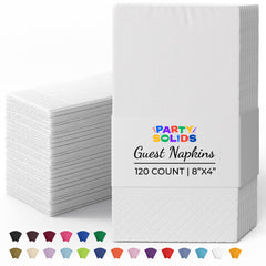 White Guest Towel Napkins | 120 Count