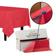 Class 101 -54 In. x 100 Ft. Cut To Size Table Roll | Red