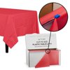 Class 101 -54 In. x 300 Ft. Cut To Size Table Roll | Red