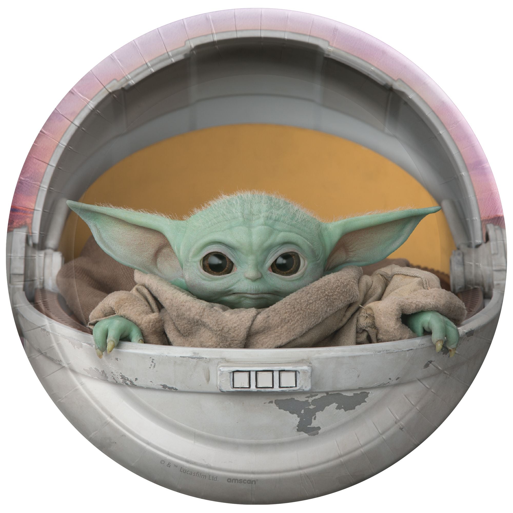 PMA - Star Wars The Mandalorian Baby Yoda Dessert Plates - 7