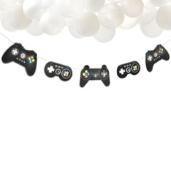 PMA - Level Up Light-Up Game Controller Banner for Kids' Birthday Parties