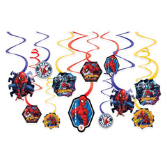 PMA - Spider-Man Hanging Swirl Decorations Set