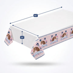 Saddle Up Birthday Plastic Table Cover for Kids' Parties