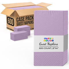 Lavender Guest Towel Napkins | 600 Count