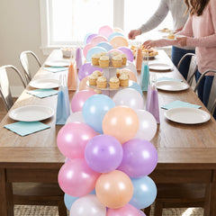 Vibrant Latex Balloon Table Runner Kit - 6 ft