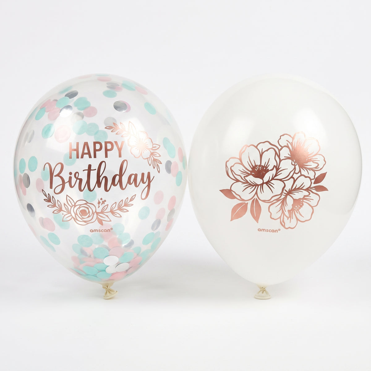 Free Spirit Confetti Latex Balloons - Baby's First Birthday
