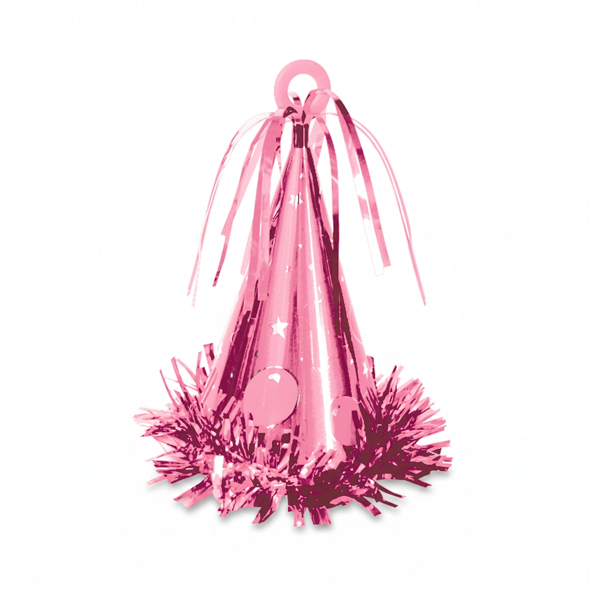 Pink Party Hat Balloon Weight Accessory