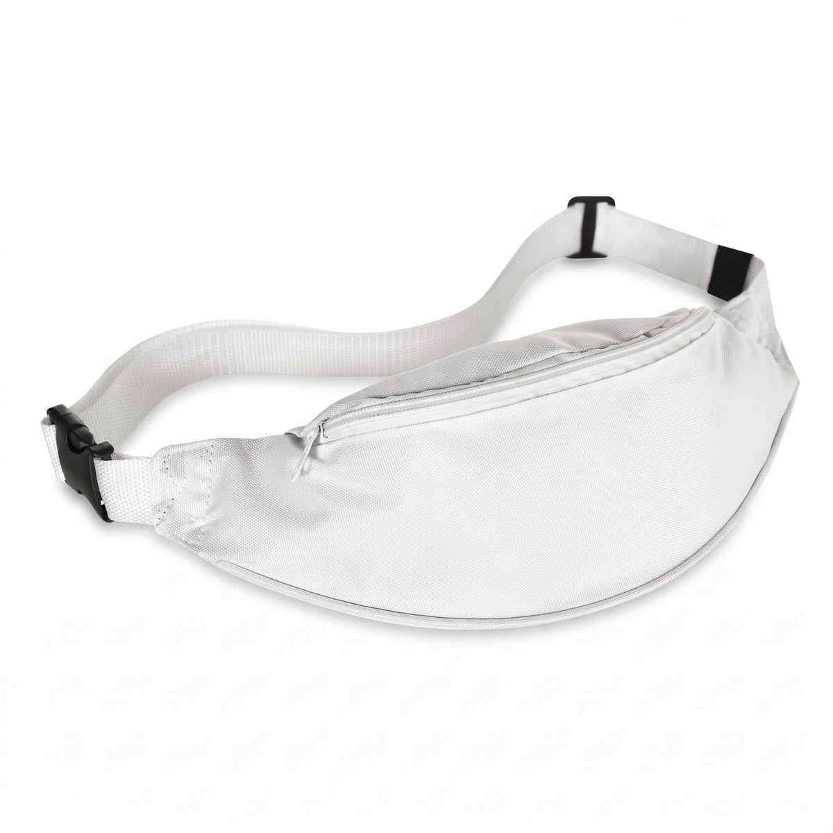 White Fanny Pack - Adjustable Costume Accessory
