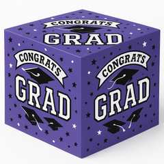 Purple Graduation Cardholder Box
