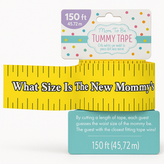 Baby Shower Tummy Tape Game - 150 ft