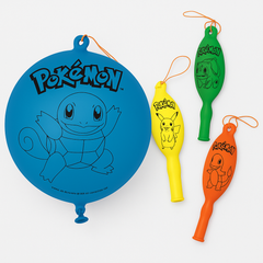 Pokemon Punch Balloons Pack, 16-Inch, Set of 4