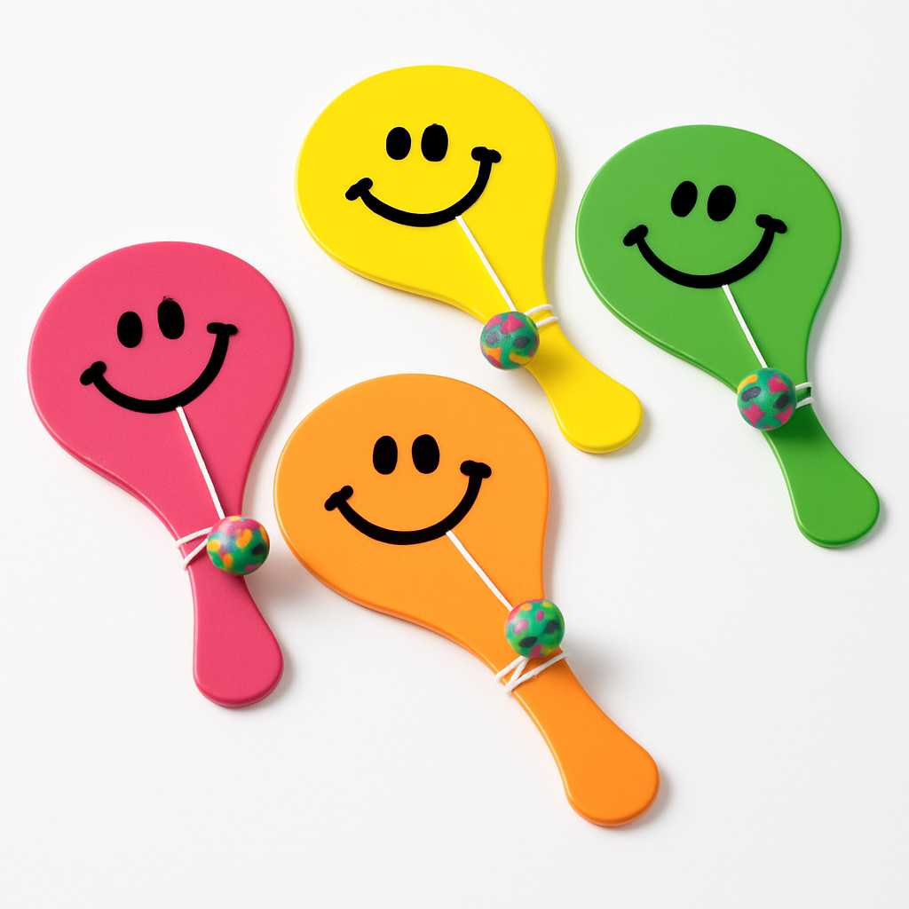 Mega Value Pack Paddle Balls - High Count Novelty Favors