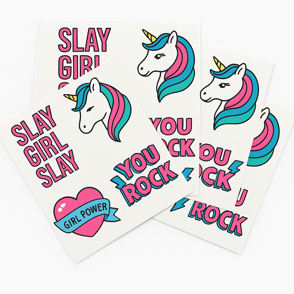 Fashion Fun Temporary Tattoos for Girls, 36-Pack