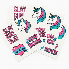 Fashion Fun Temporary Tattoos for Girls, 36-Pack