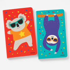 Animal Fun Notepad Mega Pack ‚Äì Koala & Sloth Designs, 24 Pack