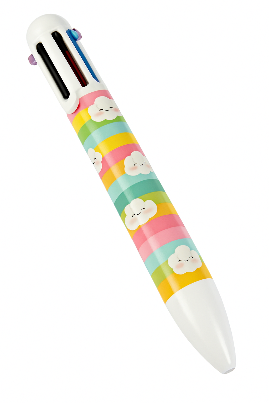 Rainbow Cloud Multicolor Pen Favour Pack - 8 Count