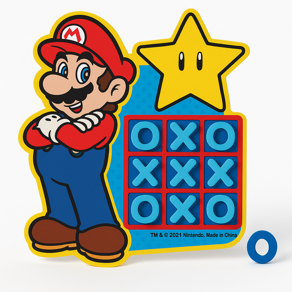 Super Mario Foam Tic-Tac-Toe Game