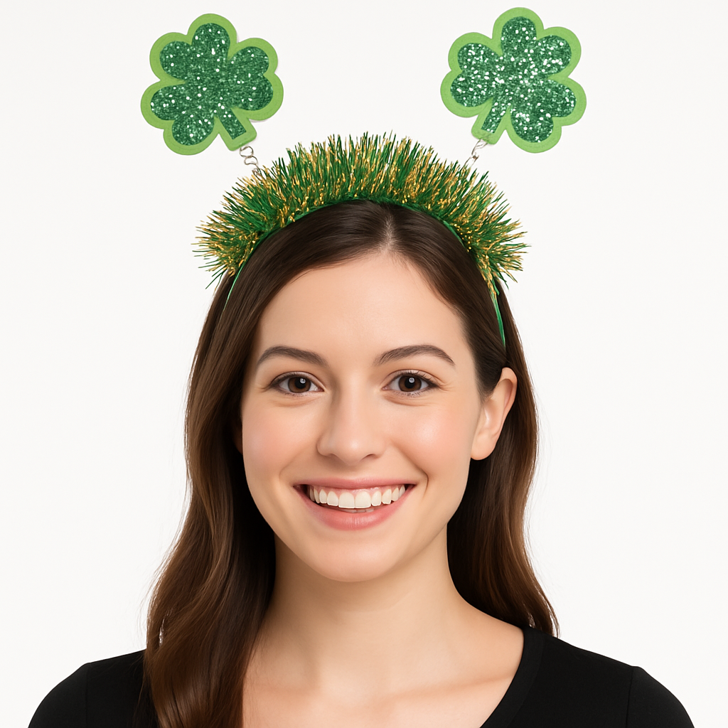 St. Patrick's Day Shamrock Head Bopper