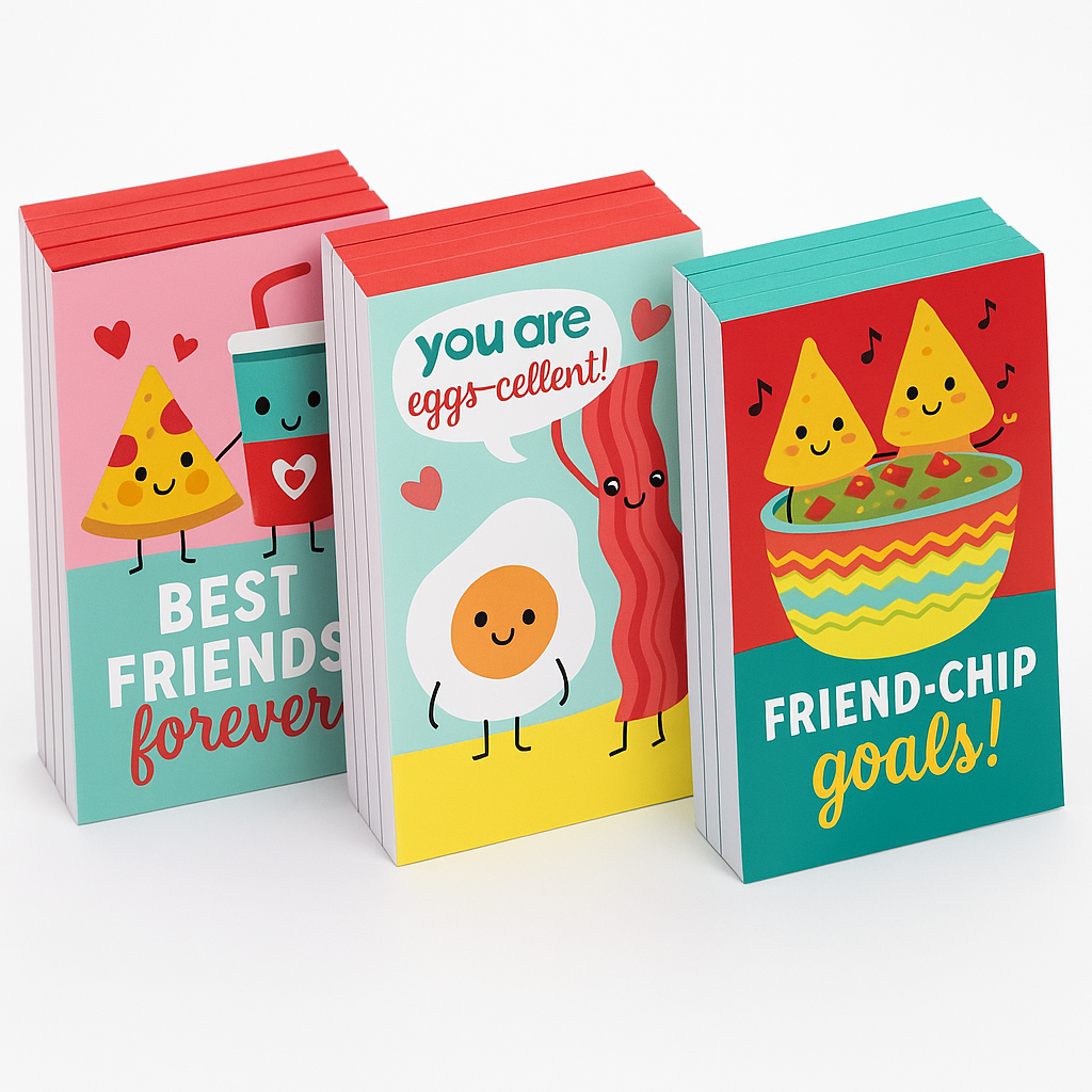 "Best Friends Forever" Valentine Notepads - 12 Pack