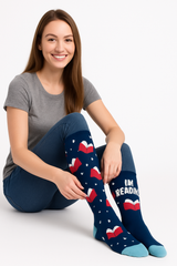 Dr. Seuss Inspired Reading Knee Socks for Adults