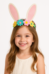 Easter Bunny Ears Felt Head Wreath