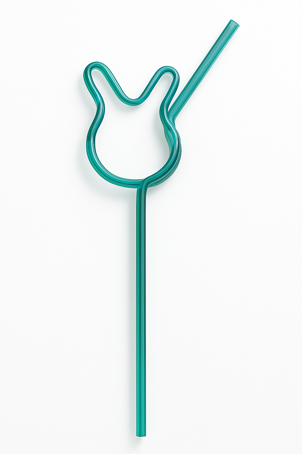 Easter Bunny Fun Blue & Black Straws