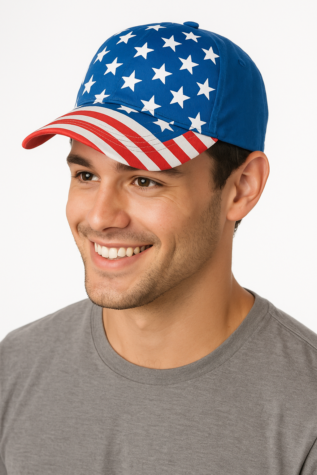 Patriotic Stars and Stripes Baseball Cap