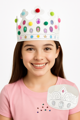 Color Your Own Crown Kit ‚Äì 12-Pack Craft Activity for Kids