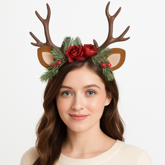 Woodland Reindeer Antler Headband