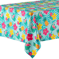 12 Pack Summer Luau Table Cover | 54 in. x 108 in.
