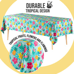 6 Pack Summer Luau Table Cover | 54 in. x 108 in.