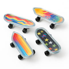 Mini Finger Skateboards Party Favor Pack, 12-Piece Set