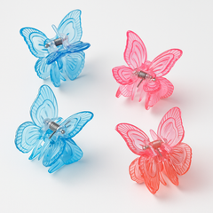 Colorful Butterfly Hair Clips ‚Äì 24 Count